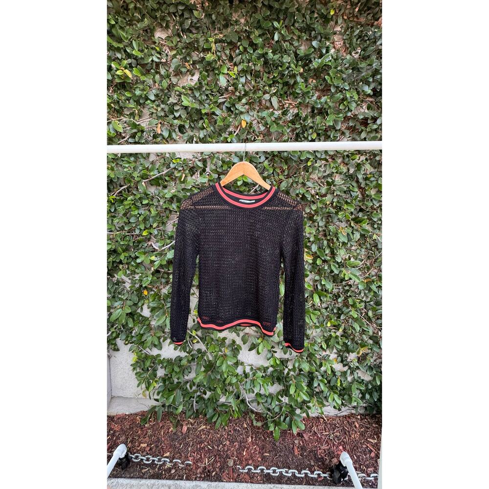 Zara crochet knit sweater